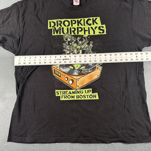 Dropkick Murphys Band T Shirt Men 2XL Black Streaming Up From Boston 2020 - Picture 4 of 7